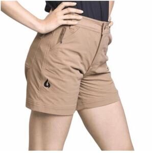 NWT Gnara Go There Shorts – Women’s Size 12 – Badlands Beige – GoFly® Zipper